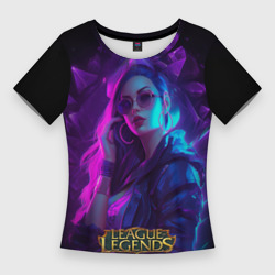 League of Legends Kaisa Kda         style  – Женская футболка 3D Slim с принтом купить