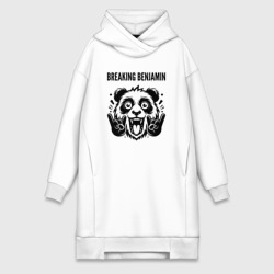 Платье-худи хлопок Breaking Benjamin - rock panda