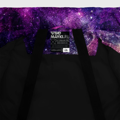 Мужская зимняя куртка 3D Radiohead space rock, цвет черный - фото 7