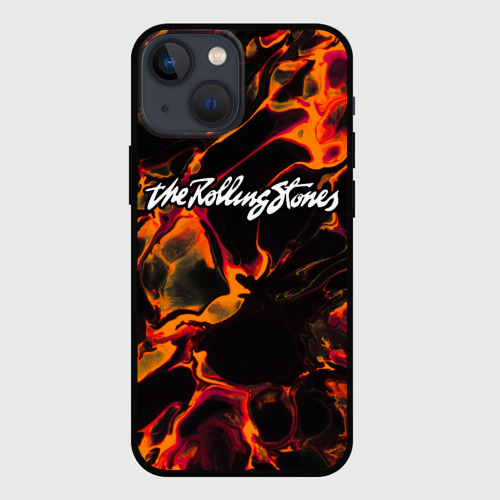 Чехол для iPhone 13 mini Rolling Stones red lava