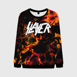 Мужской свитшот 3D Slayer red lava