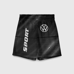 Детские спортивные шорты 3D Volkswagen sport metal