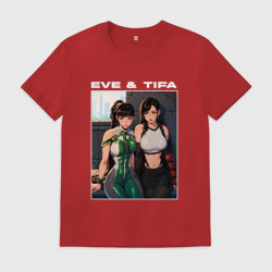 Мужская футболка хлопок Ева и Тифа Stellar blade Fantasy