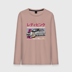 Мужской лонгслив хлопок Аниме Хонда цивик