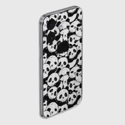 Чехол для iPhone 16 силиконовый с защитой камеры Выходной господина злодея с пандами - фото 2