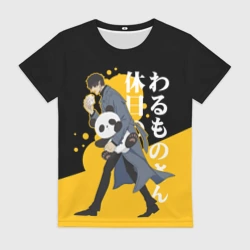 Женская футболка 3D Выхлдной господина злодея