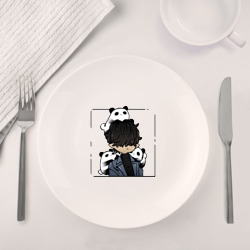 Набор: тарелка + кружка Господин злодей и панды - Выходной господина злодея - фото 2