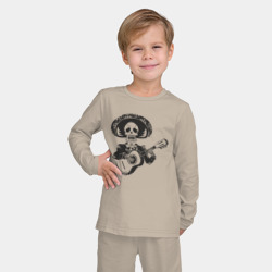 Детская пижама с лонгсливом хлопок Мексиканскай певец - фото 2