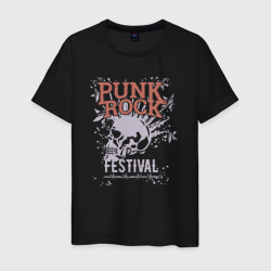 Мужская футболка хлопок Punk rock festival