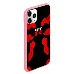 Чехол для iPhone 11 Pro Max матовый Nissan GTR - Cyber red - фото 2