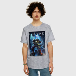 Мужская футболка хлопок Oversize Quake arena - Ranger  - фото 2