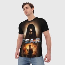 Мужская футболка 3D FEAR - project origin  - фото 2