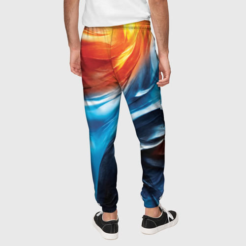Мужские брюки 3D Застывающая лава, цвет 3D печать - фото 5