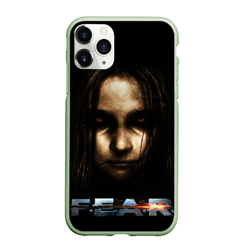 Чехол для iPhone 11 Pro матовый FEAR - Alma, цвет салатовый