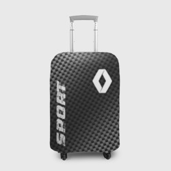 Чехол для чемодана 3D Renault sport carbon
