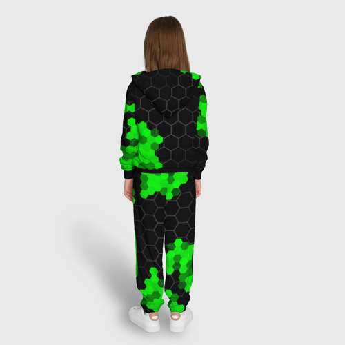Детский костюм 3D Lifan green sport hexagon, цвет черный - фото 6