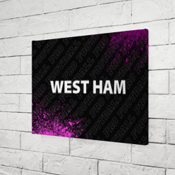 Холст прямоугольный West Ham pro football по-горизонтали - фото 2