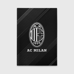 Обложка для автодокументов AC Milan sport на темном фоне