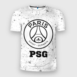 Мужская футболка 3D Slim PSG sport на светлом фоне