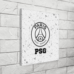 Холст квадратный PSG sport на светлом фоне - фото 2