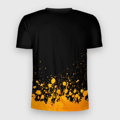 Мужская футболка 3D Slim Liverpool - gold gradient посередине, цвет 3D печать - фото 2