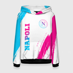 Женская толстовка 3D Napoli neon gradient style вертикально