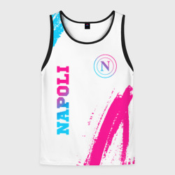 Мужская майка 3D Napoli neon gradient style вертикально