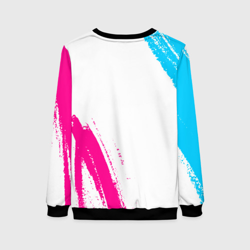 Женский свитшот 3D Napoli neon gradient style вертикально, цвет 3D печать - фото 2