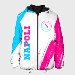 Мужская куртка 3D Napoli neon gradient style вертикально