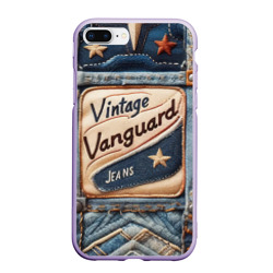 Чехол для iPhone 7Plus/8 Plus матовый Vintage vanguard jeans - patchwork