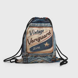 Рюкзак-мешок 3D Vintage vanguard jeans - patchwork