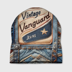 Шапка 3D Vintage vanguard jeans - patchwork