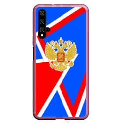 Чехол для Honor 20 Герб России - патриотические цвета