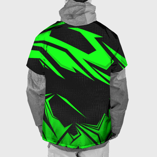 Накидка на куртку 3D Skoda - green uniform, цвет 3D печать - фото 2
