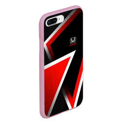 Чехол для iPhone 7Plus/8 Plus матовый Honda - красные треугольники - фото 2