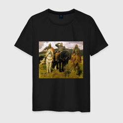 Мужская футболка хлопок Три богатыря Васнецов