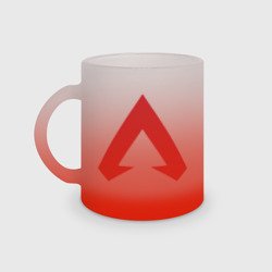 Кружка матовая стеклянная Logo apex legends