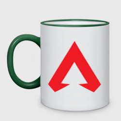 Кружка двухцветная Logo apex legends