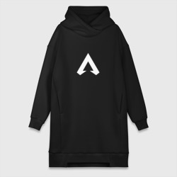 Платье-худи хлопок Logo apex