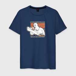 Bronson-драться не умею – Мужская футболка хлопок с принтом купить со скидкой в -20%
