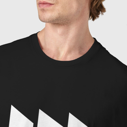 Мужская футболка хлопок Стилизованный логотип Апекс Легенд, цвет черный - фото 6