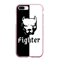 Чехол для iPhone 7Plus/8 Plus матовый Pitbull fighter