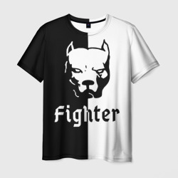 Мужская футболка 3D Pitbull fighter