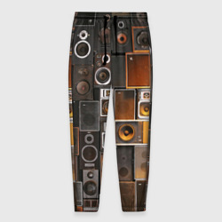 Мужские брюки 3D Винтажные колонки 
