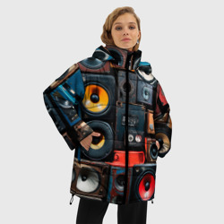 Женская зимняя куртка Oversize Audio speaker - фото 2