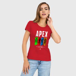 Женская футболка хлопок Slim Апекс ледженс - фото 2