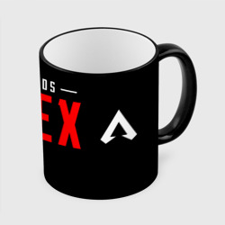 Кружка с полной запечаткой Apex legends red logo