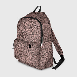 Рюкзак 3D Бледно-розовый с чёрными пятнами текстура