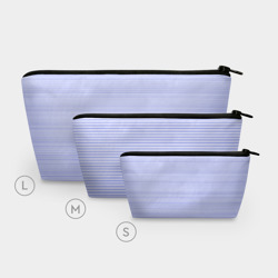 Косметичка 3D Белый в тонкую синюю полоску  - фото 2