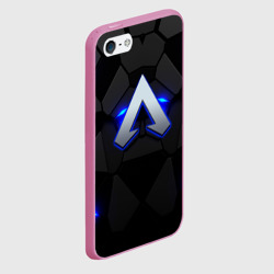 Чехол для iPhone 5/5S матовый Apex legends blue - фото 2